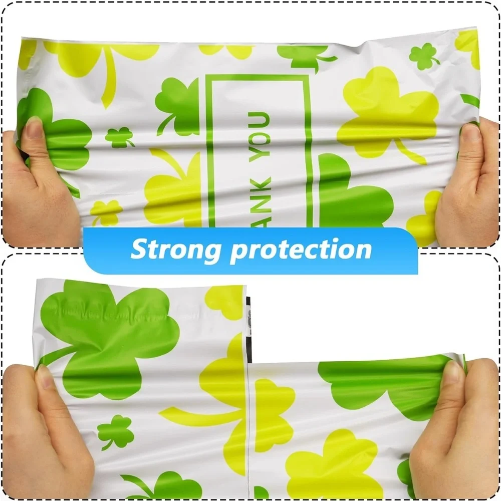 Clover Leaf St Patrick's Day Polymailer - 6x9‎ - Pack of 25